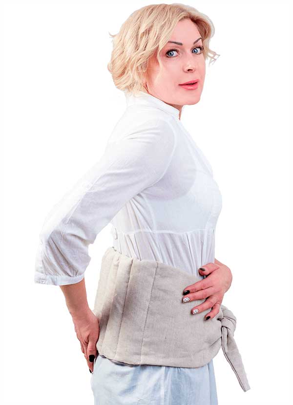 снимок Пояс "Забота" лен от магазина BIO-TEXTILES ОПТ