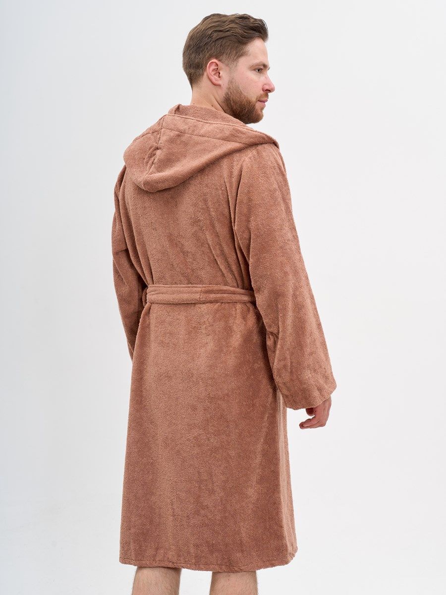 снимок Халат махровый с капюшоном, мокко от магазина BIO-TEXTILES ОПТ
