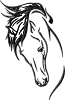 Лошадь 76х118мм